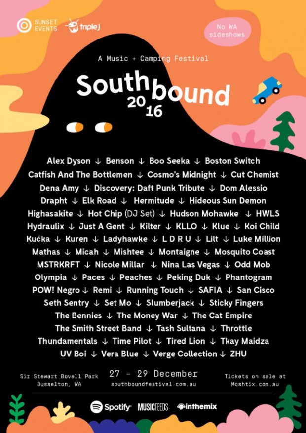 southbound-lineup