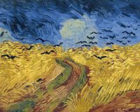 WHEATFIELD WITH CROWS A lasting impression