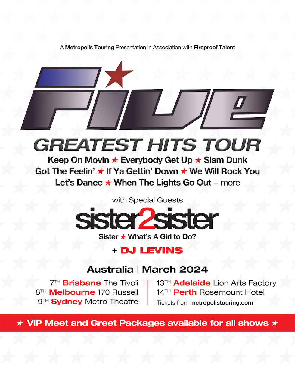 5ive australian tour 2023